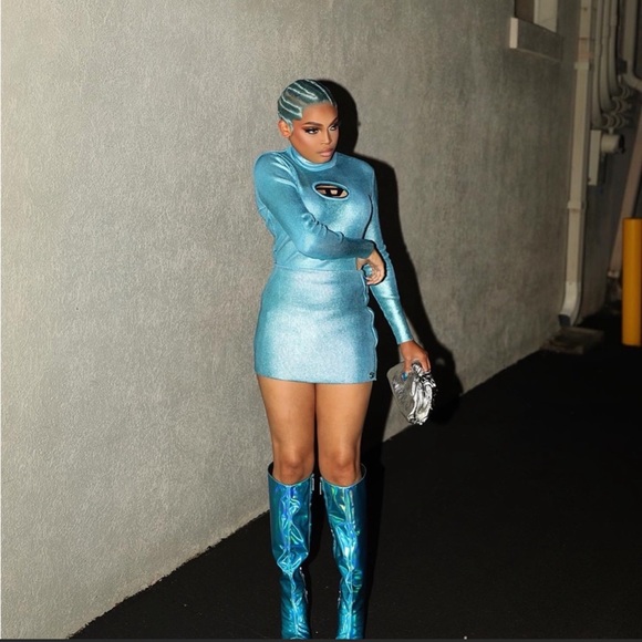 Diesel Ribbed Blue Metallic Set - Picture 3 of 3